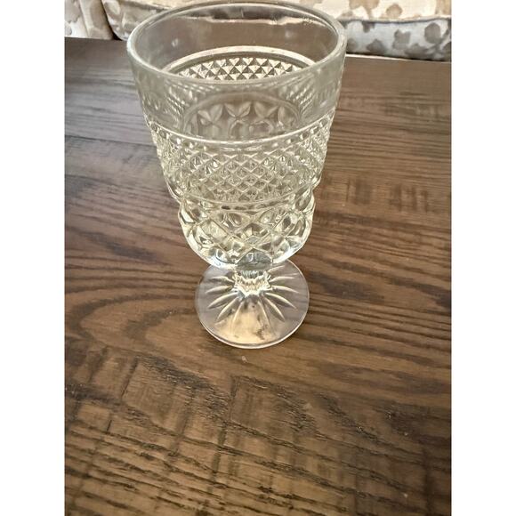 Anchor Hocking Vintage Wexford Water Goblet/Wine Glass – Single - Picture 3 of 9